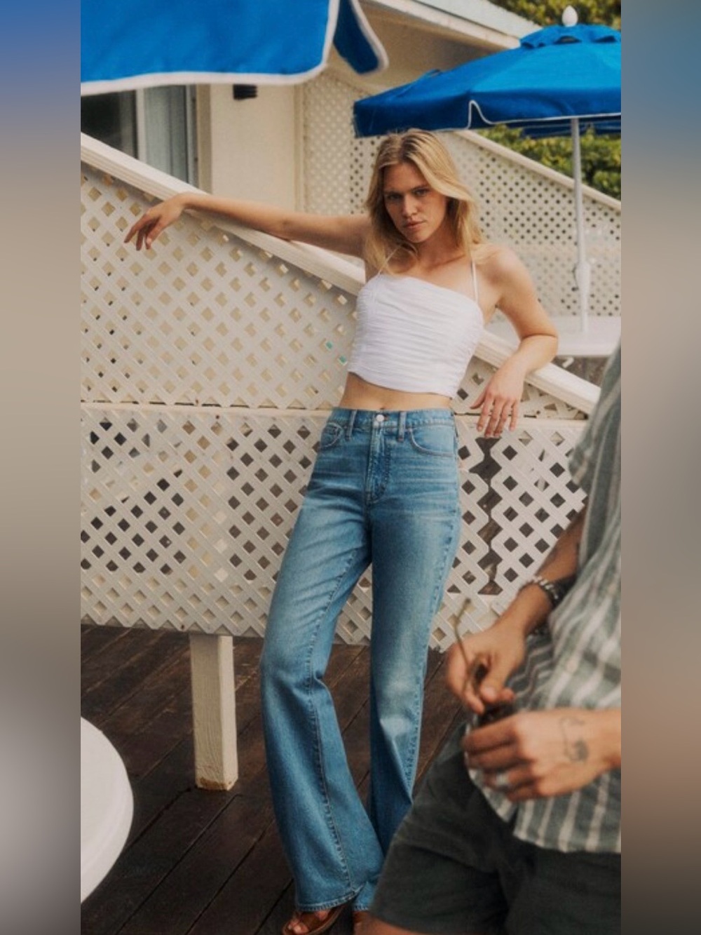 Madewell The Tall Perfect Vintage Flare Jean - 26 Tall - Tarlow Wash